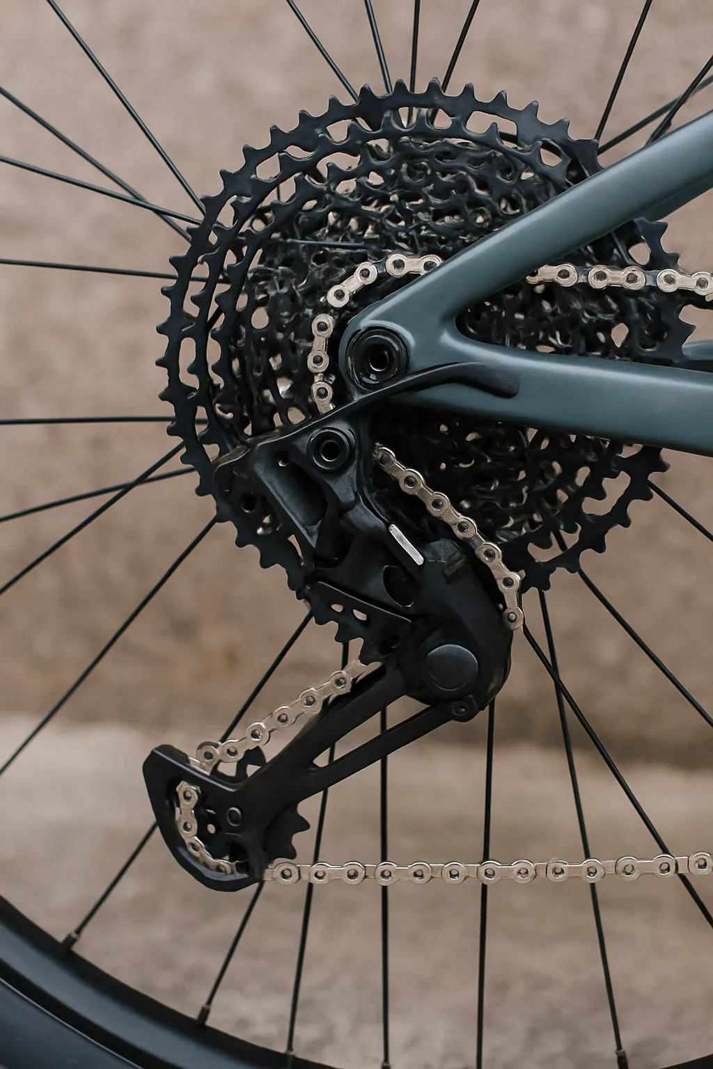 1x12 Antrieb mit moderner Kettenschaltung