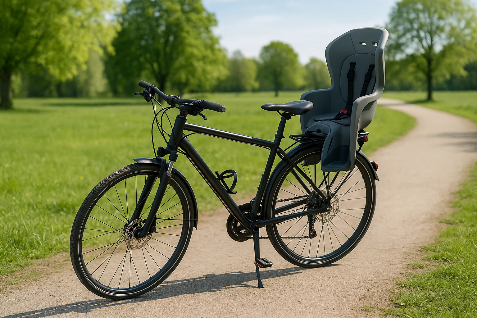 Kindersitz am Fahrrad