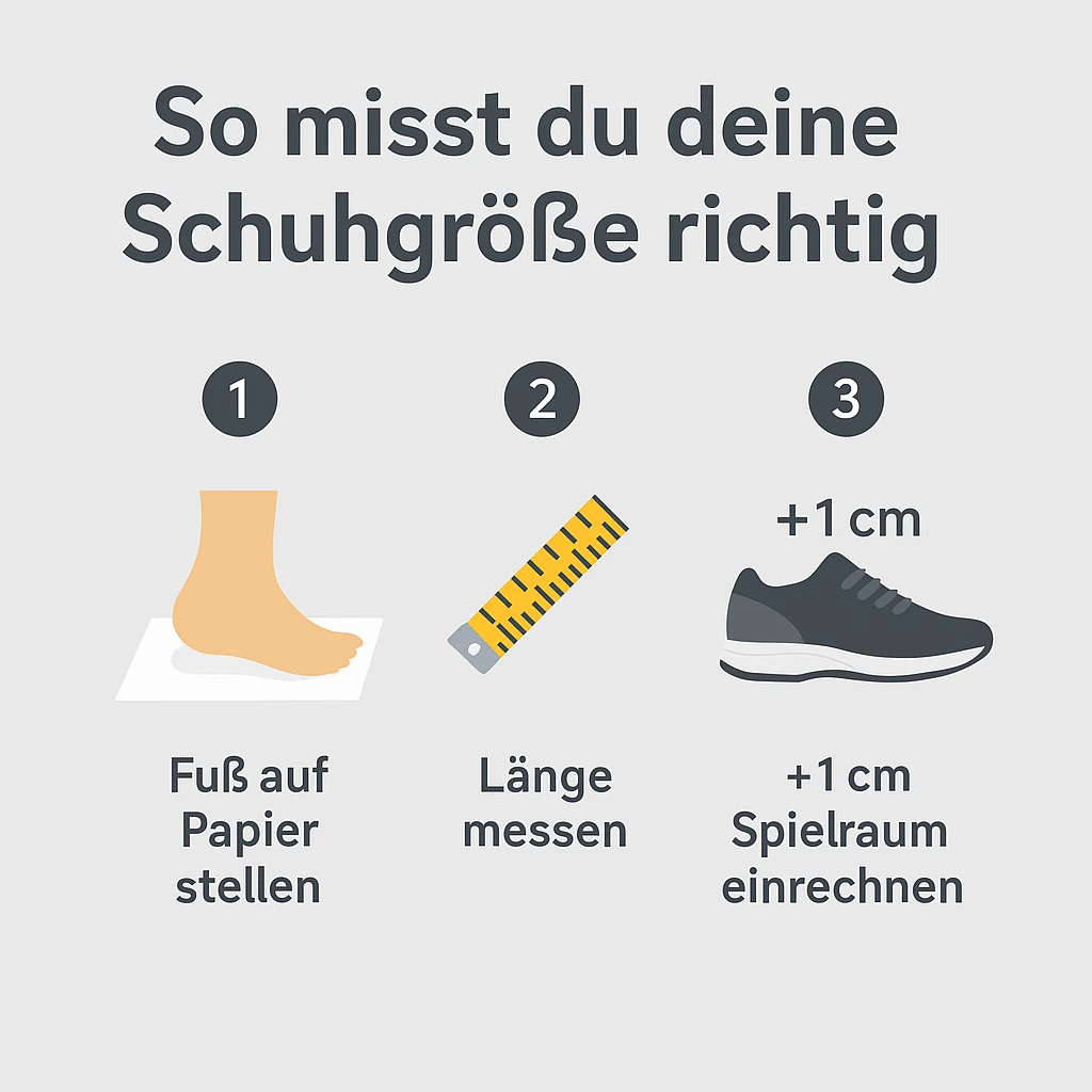 Anleitung zur Ermittlung der richtigen MTB-Schuhgröße