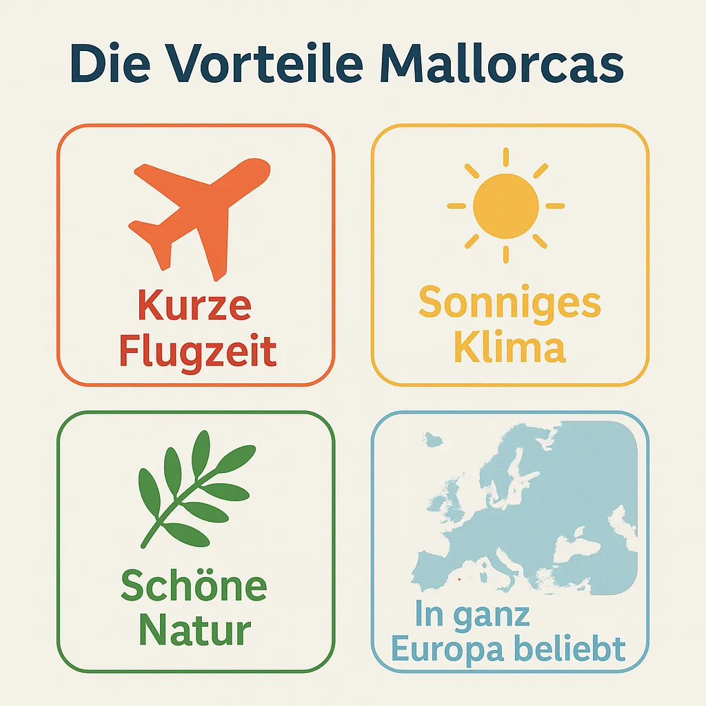 Visualisierung der Vorteile der Insel